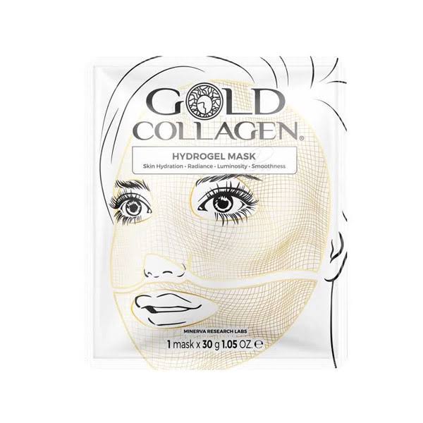 gold collagen hydrogel mask 4 mascaras