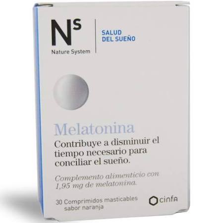 ns melatonina 30 comp masticables